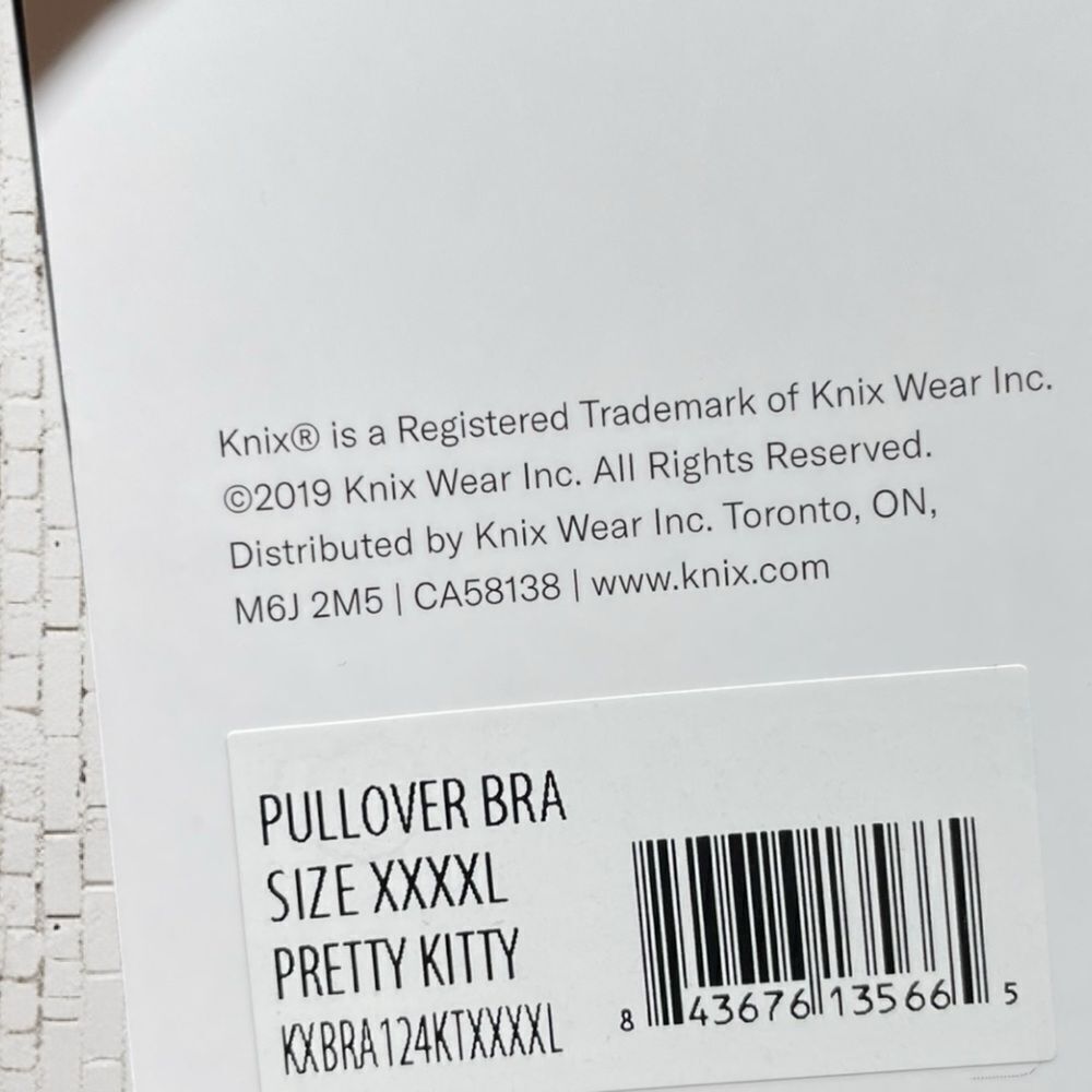 NEW Knix x Betsey Johnson LuxeLift Pullover‎ Bra in Pretty Kitty XXXL - Picture 7 of 7